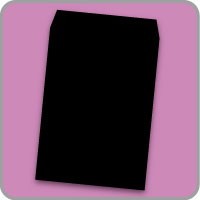 黒い封筒の画像